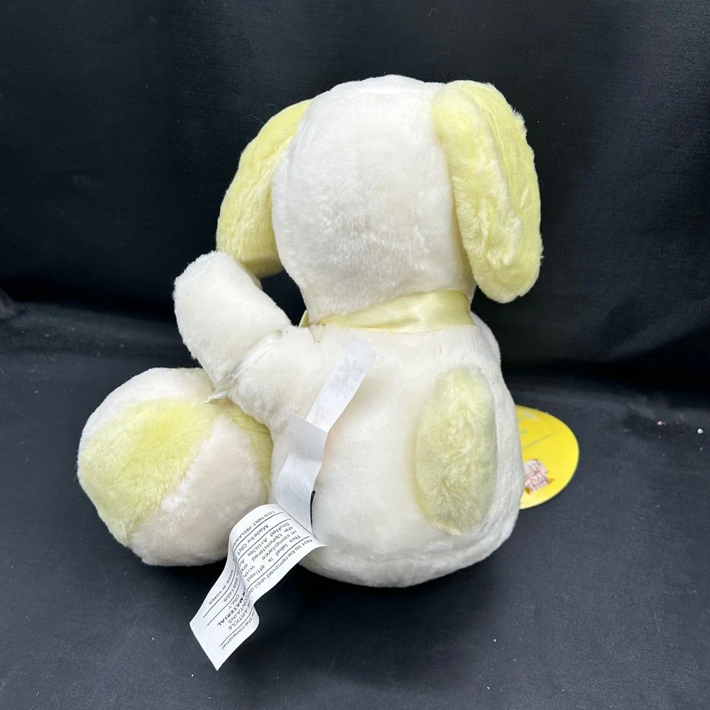 Vintage Snoopy Baby Plush Doll Determined Productions Ganz‎ Bros Yellow 1958/68